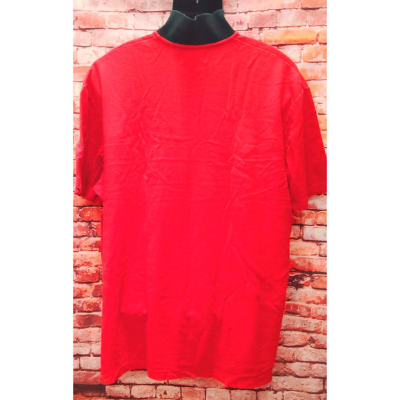 Polo Sport Ralph Lauren Polo Shirt Men 2XL Red High Low Slit Performance 1/4 Zip - Picture 2 of 6